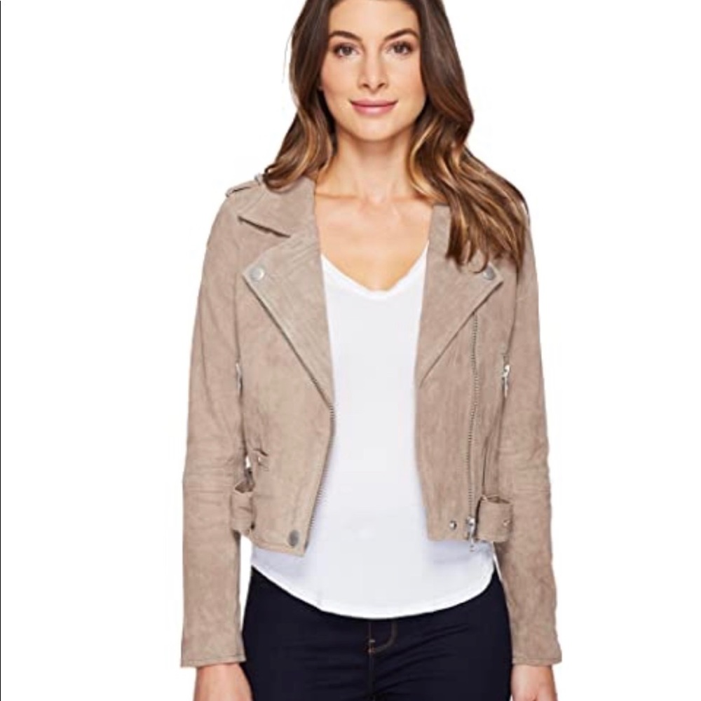 BlankNYC Suede Moto Jacket